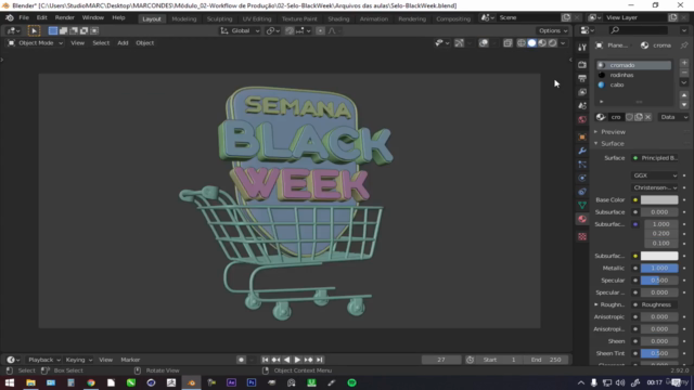 3D retail stamps with Blender – Screenshot 3