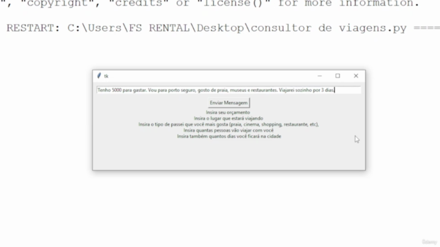 Crie aplicativos em Python com ChatGPT integrado via API! – Screenshot 1