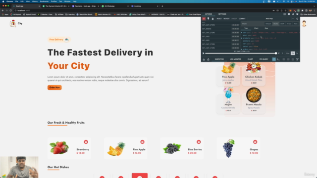 FullStack Food Delivery App-Stripe Payment & Admin Dashboard - Screenshot_01