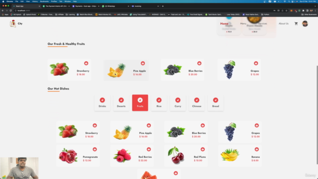 FullStack Food Delivery App-Stripe Payment & Admin Dashboard - Screenshot_03