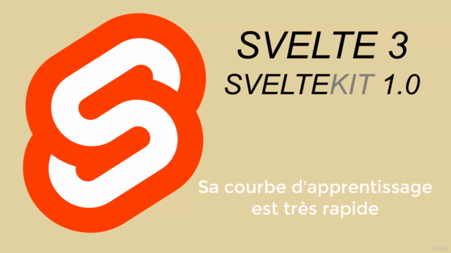 Svelte 3 et SvelteKit 1.0, formation complète pour débutants – Screenshot 1