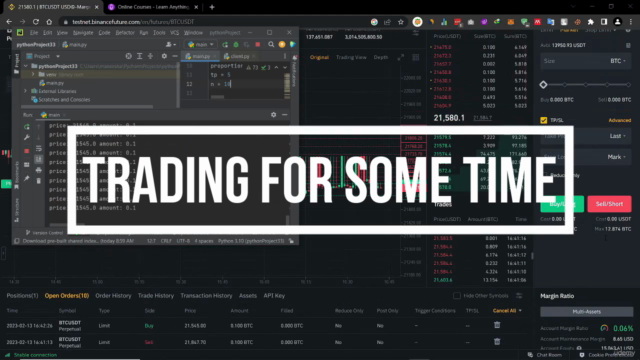 Binance Futures Trading with Python | Build a Market Maker – Screenshot 1