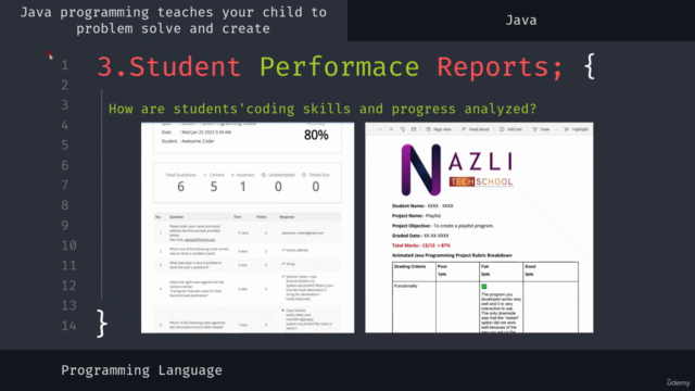 Animated Java Programming Language Course For Kids – Screenshot 2