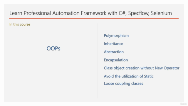 Learn Automation Framework with Specflow, Selenium, C#, BDD – Screenshot 3