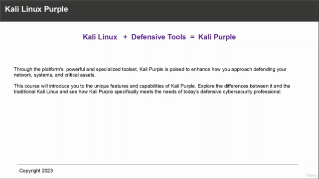 Kali Linux Purple - Learn to Use Kali for Defense - Screenshot_01
