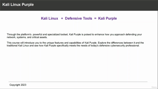Kali Linux Purple - Learn to Use Kali for Defense – Screenshot 2