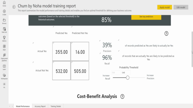 Machine Learning in Power BI (English Explanation) – Screenshot 2