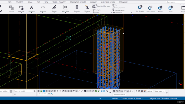 Tekla Structures Acero y Concreto: De Viga a Edificio – Screenshot 3