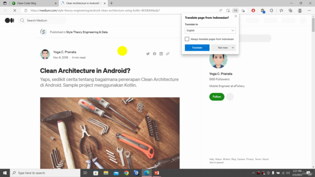 Tutorial Flutter 3.7.1 - Clean Code Architecture - Uncle Bob – Screenshot 3