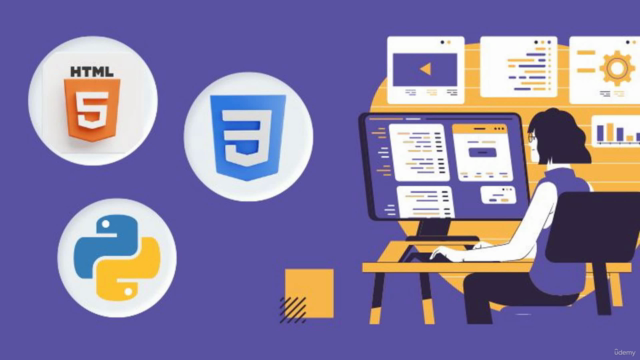 HTML, CSS & Python – Web Development Certification Course – Screenshot 1