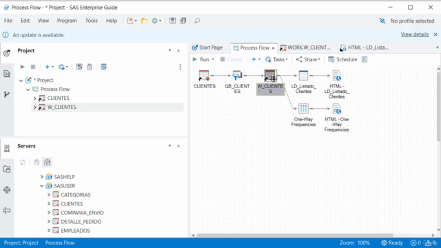 Introducción a SAS Enterprise Guide. – Screenshot 3