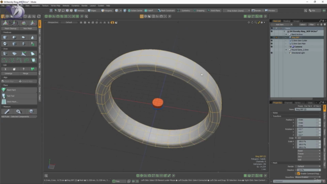 Designing an Eternity Wedding Band in 3D – Screenshot 1