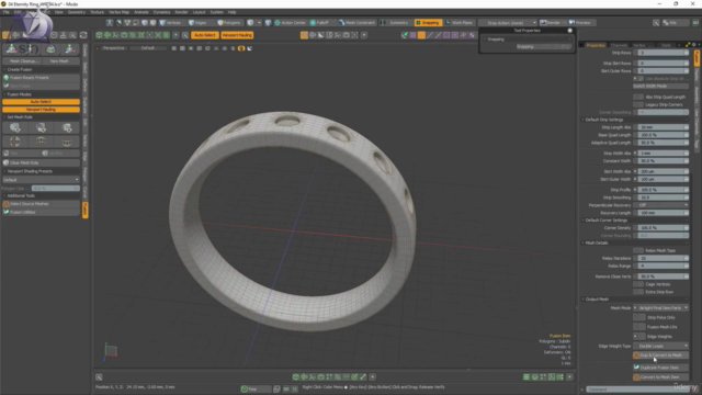 Designing an Eternity Wedding Band in 3D – Screenshot 2