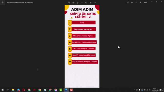 Kripto Ön Satış Eğitimi 2023- Yeni Nesil Pasif Gelir Yöntemi – Screenshot 1