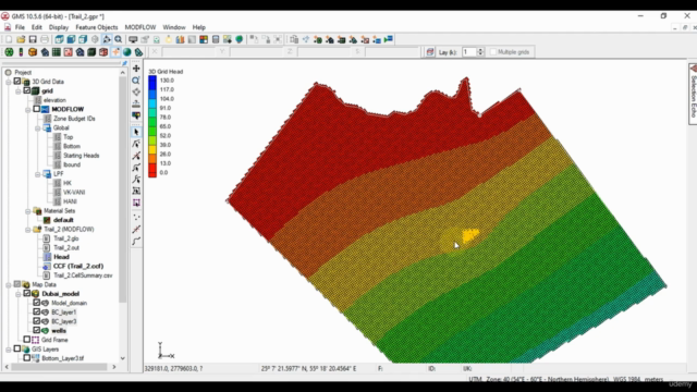 Mastering MODFLOW: Advanced Groundwater Flow Modeling – Screenshot 2