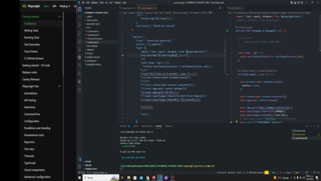 Playwright con Typescript – Screenshot 2