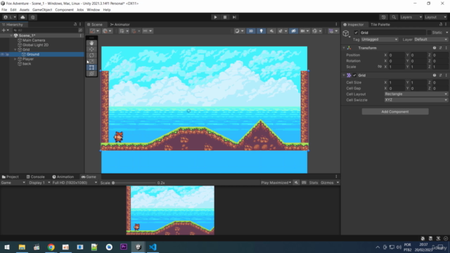 Unity 2D jogo de plataforma básico – Screenshot 4