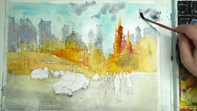 Detailed Urban Landscape Painting: Melbourne, Victoria – Screenshot 2