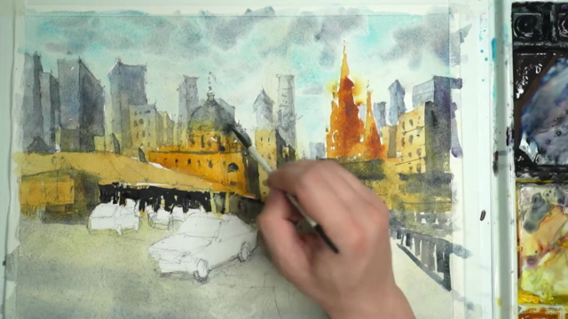 Detailed Urban Landscape Painting: Melbourne, Victoria – Screenshot 3