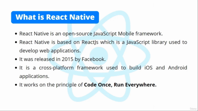Practical React Native Guide with Hooks & Projects – Screenshot 1