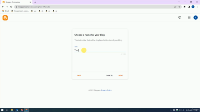 Blog Creation with Blogspot 101: A Step-by-Step Basic Course – Screenshot 2