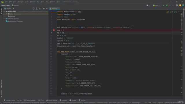 Master Forex News Trading with Python | The Secret Strategy – Screenshot 2