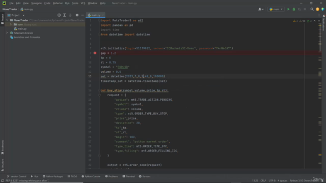 Master Forex News Trading with Python | The Secret Strategy – Screenshot 3