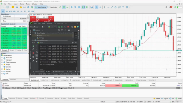Master Forex News Trading with Python | The Secret Strategy – Screenshot 4