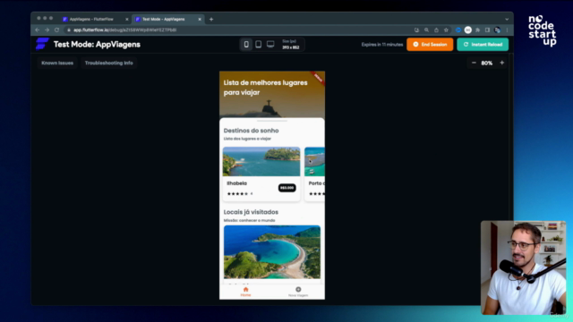 Curso FlutterFlow Gratuito [2023] Do Zero ao App – Screenshot 1