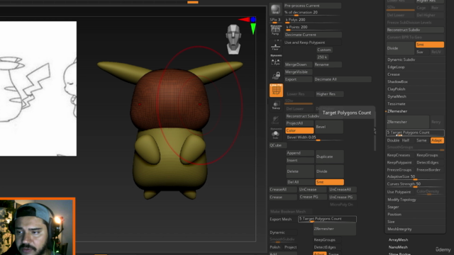 Zbrush para Iniciantes. Faça um Pikachu! – Screenshot 1