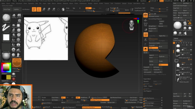 Zbrush para Iniciantes. Faça um Pikachu! – Screenshot 2