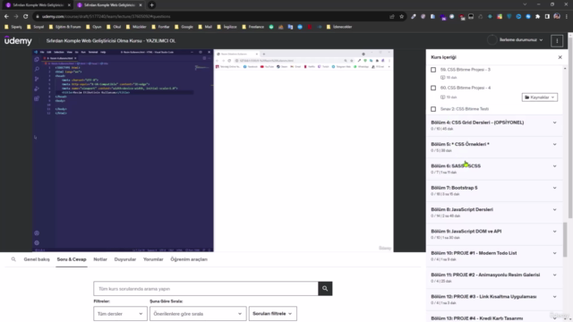 Sıfırdan Komple Web Geliştiricisi Olma Kursu - YAZILIMCI OL – Screenshot 2
