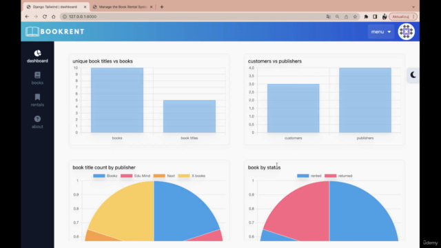 Django with Tailwind CSS – Screenshot 1