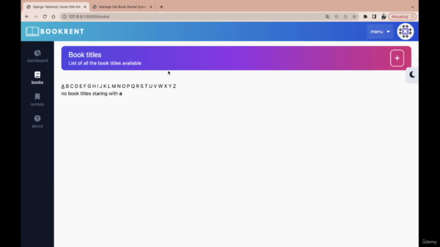 Django with Tailwind CSS – Screenshot 2