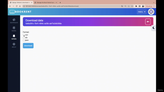 Django with Tailwind CSS – Screenshot 3