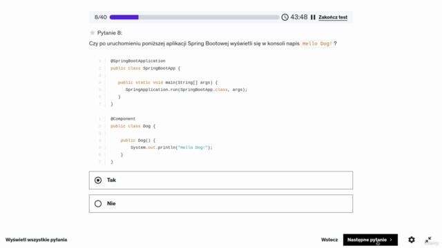 Java Developer Quiz — sprawdź się! – Screenshot 3