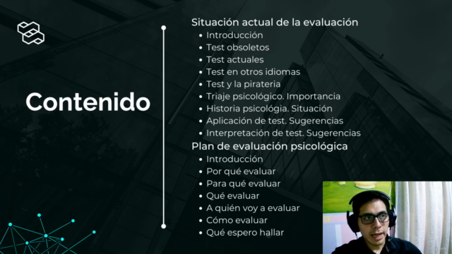 Curso. Evaluación psicológica. Área clínica. Nivel básico – Screenshot 1