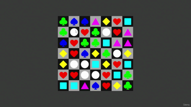 Match 3 Intermediate Game Design and Programming in Unity3D – Screenshot 1