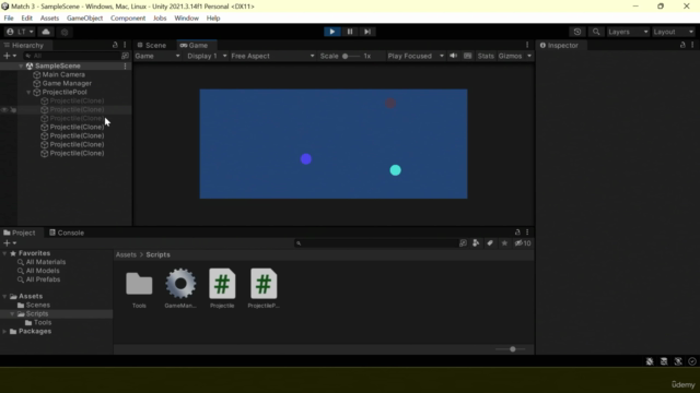 Match 3 Intermediate Game Design and Programming in Unity3D – Screenshot 2