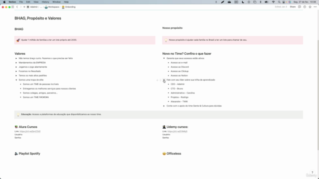 Gestão de Empresas no Notion – Screenshot 3