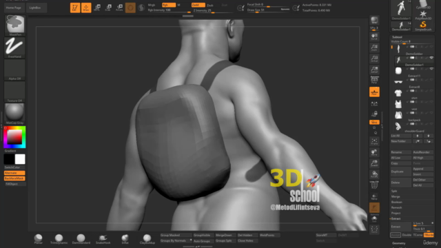 Курс Zbrush PRO для BRO – Screenshot 4