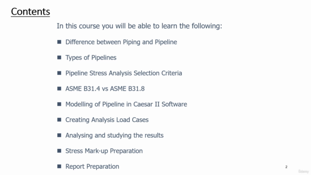 Modeling and Analysis of a Pipeline in Caesar II β Screenshot 2