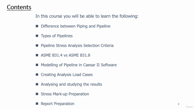Modeling and Analysis of a Pipeline in Caesar II β Screenshot 4