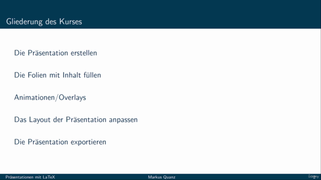 Präsentationen mit LaTeX mit dem beamer-Paket erstellen – Screenshot 1
