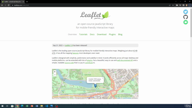 Leaflet: Crea mapas interactivos para la web – Screenshot 2