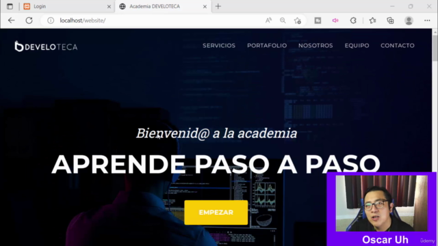 Crea un sitio web corporativo con PHP y Mysql paso a paso – Screenshot 1