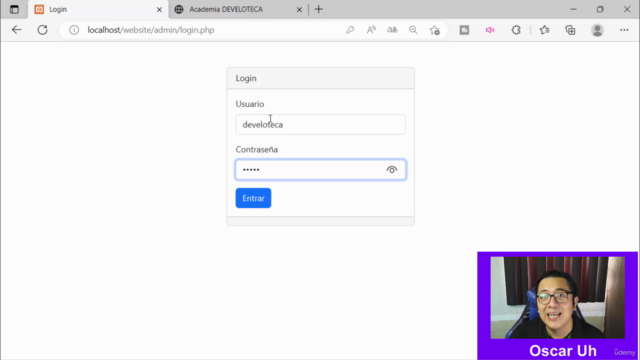Crea un sitio web corporativo con PHP y Mysql paso a paso – Screenshot 2