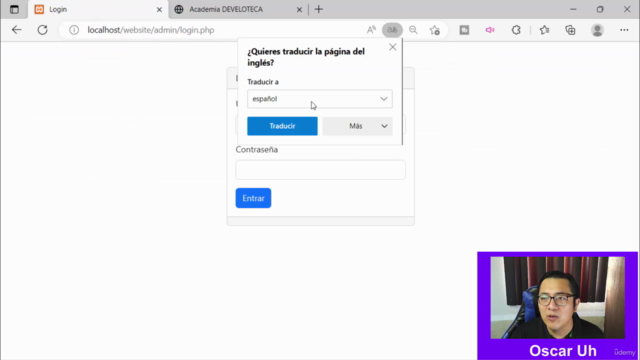 Crea un sitio web corporativo con PHP y Mysql paso a paso – Screenshot 4