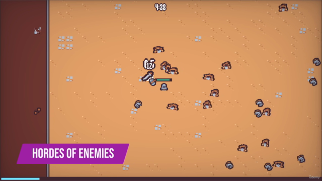 Create a Complete 2D Survivors Style Game in Godot 4 – Screenshot 1