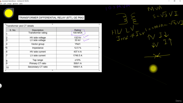 Transformer Differential Protection Calculations P642 Relay - Screenshot_01